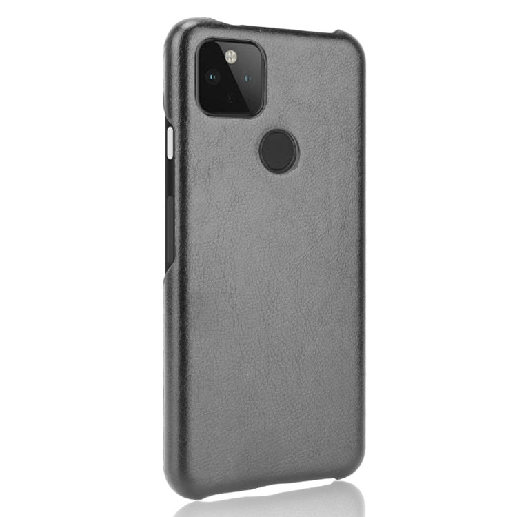For Google Pixel 5a 5G Shockproof Litchi Texture PC + PU Case