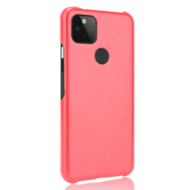 For Google Pixel 5a 5G Shockproof Litchi Texture PC + PU Case