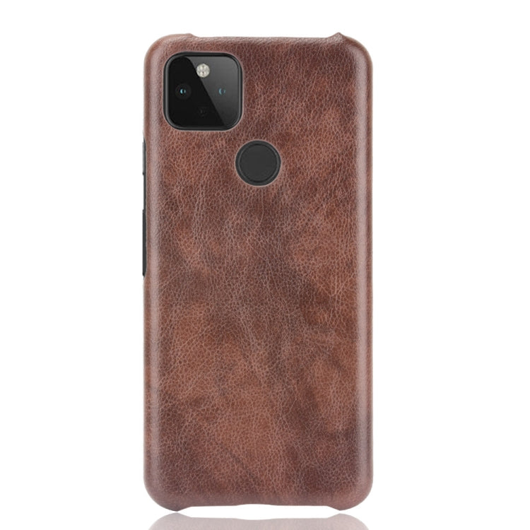 For Google Pixel 5a 5G Shockproof Litchi Texture PC + PU Case
