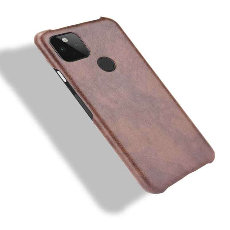 For Google Pixel 5a 5G Shockproof Litchi Texture PC + PU Case