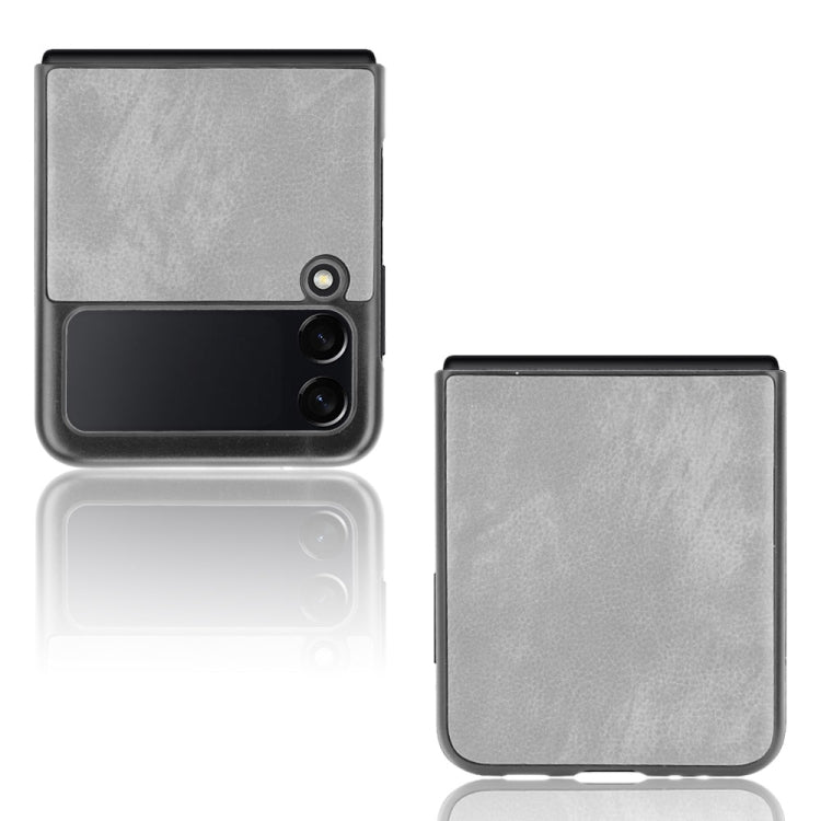 For Samsung Galaxy Z Flip3 5G Shockproof Litchi Texture PC + PU Case