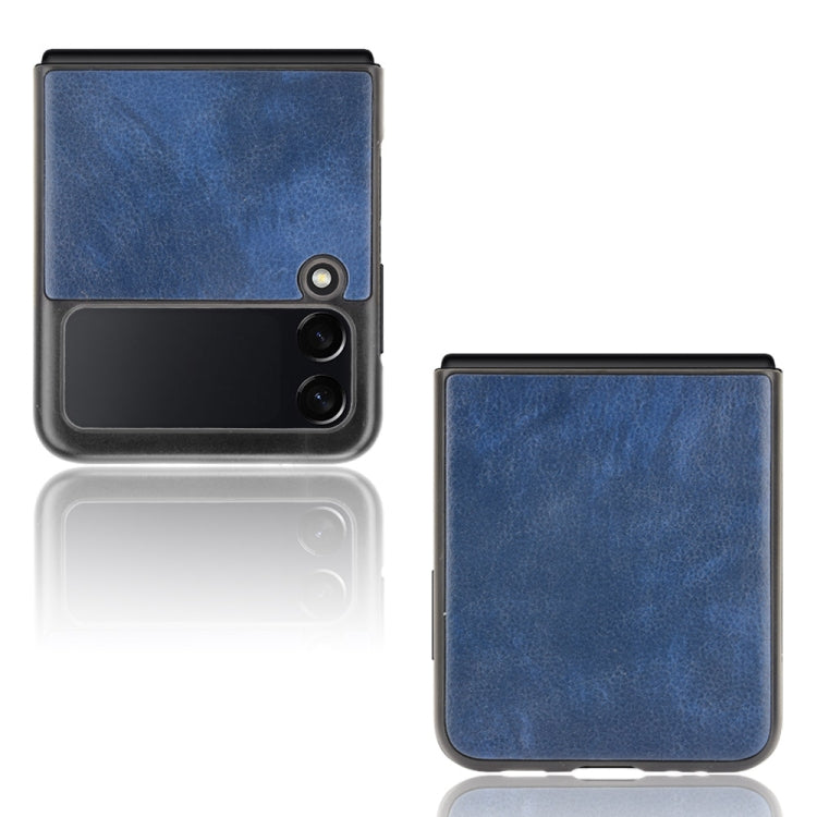 For Samsung Galaxy Z Flip3 5G Shockproof Litchi Texture PC + PU Case