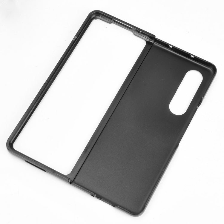 For Samsung Galaxy Z Fold3 5G Shockproof Litchi Texture PC + PU Case