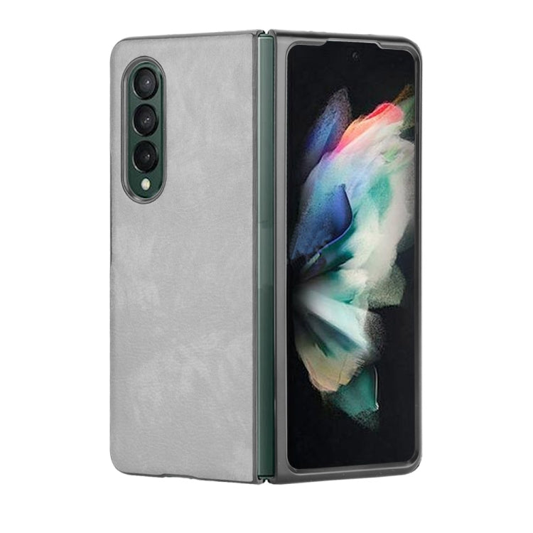 For Samsung Galaxy Z Fold3 5G Shockproof Litchi Texture PC + PU Case