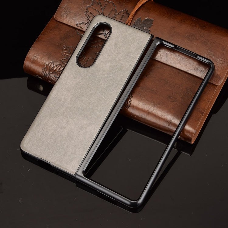 For Samsung Galaxy Z Fold3 5G Shockproof Litchi Texture PC + PU Case