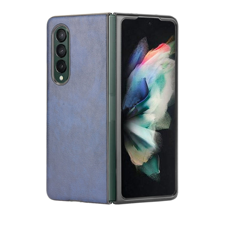 For Samsung Galaxy Z Fold3 5G Shockproof Litchi Texture PC + PU Case