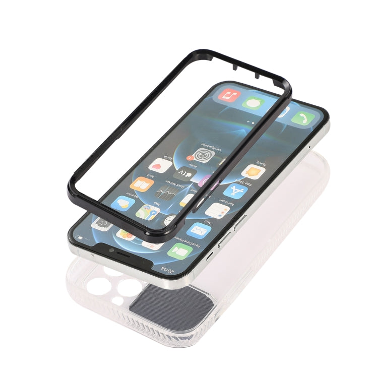 For iPhone 12 Sliding Camera Cover Design Shockproof TPU Frame + Clear PC Case