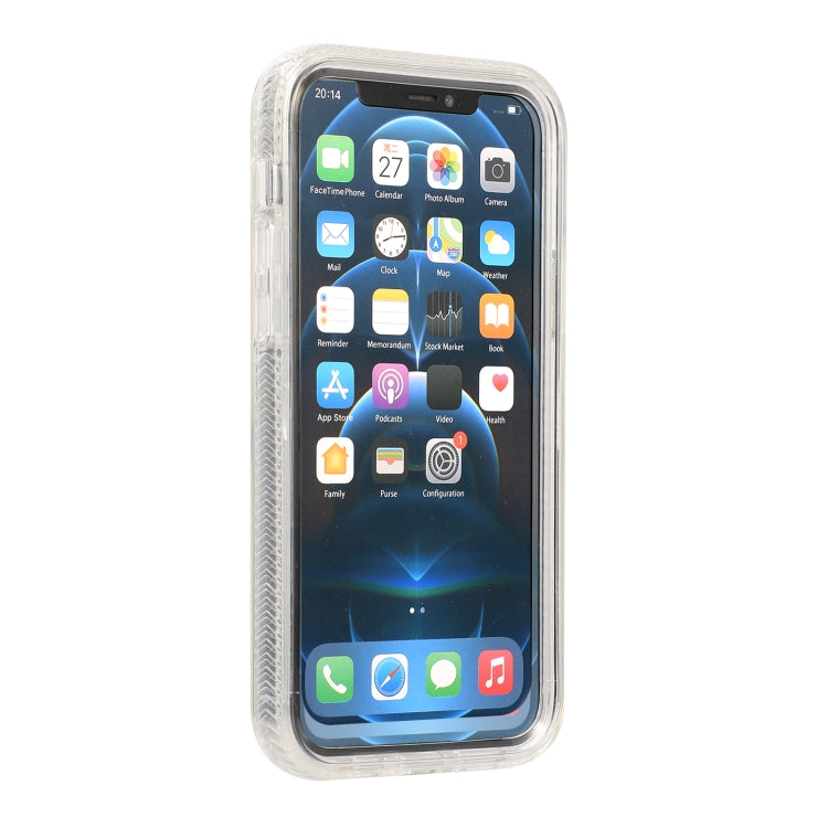 For iPhone 12 Sliding Camera Cover Design Shockproof TPU Frame + Clear PC Case