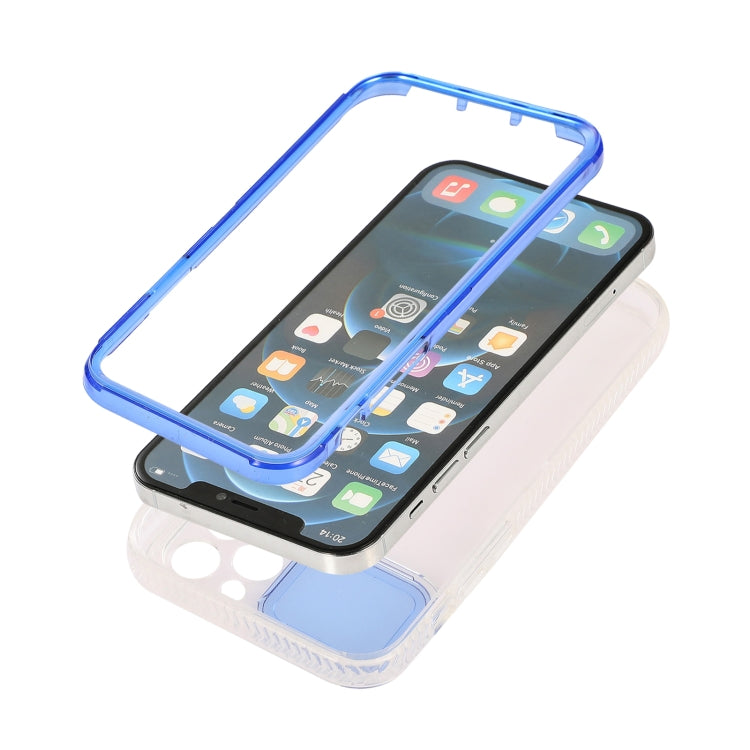 For iPhone 12 Sliding Camera Cover Design Shockproof TPU Frame + Clear PC Case