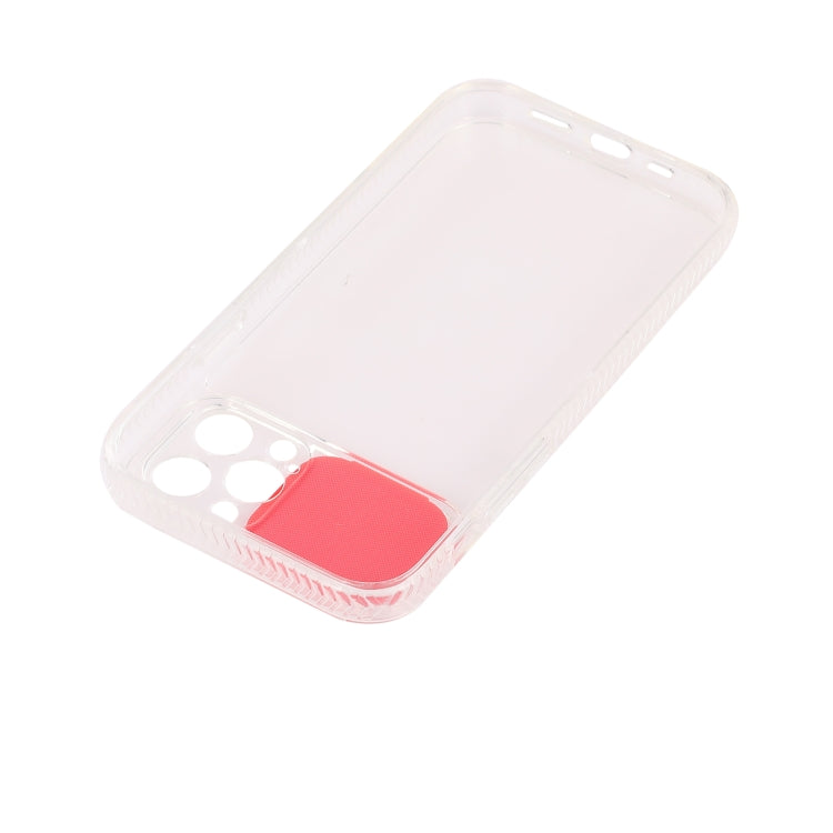For iPhone 12 Pro Sliding Camera Cover Design Shockproof TPU Frame + Clear PC Case