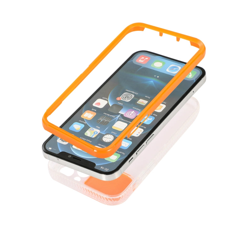 For iPhone 12 Pro Sliding Camera Cover Design Shockproof TPU Frame + Clear PC Case