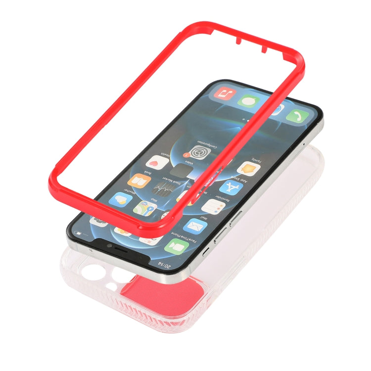 For iPhone 12 Pro Max Sliding Camera Cover Design Shockproof TPU Frame + Clear PC Case