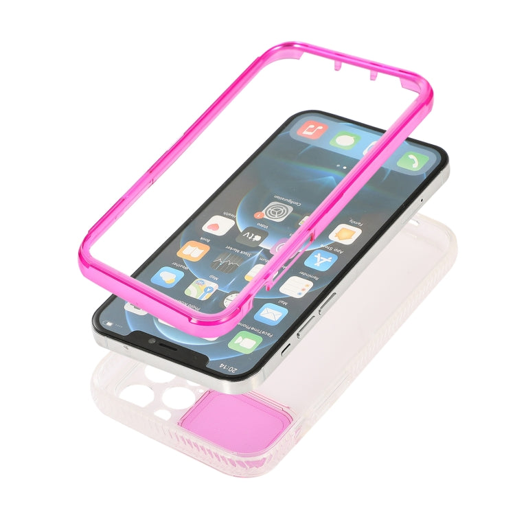 For iPhone 12 Pro Max Sliding Camera Cover Design Shockproof TPU Frame + Clear PC Case