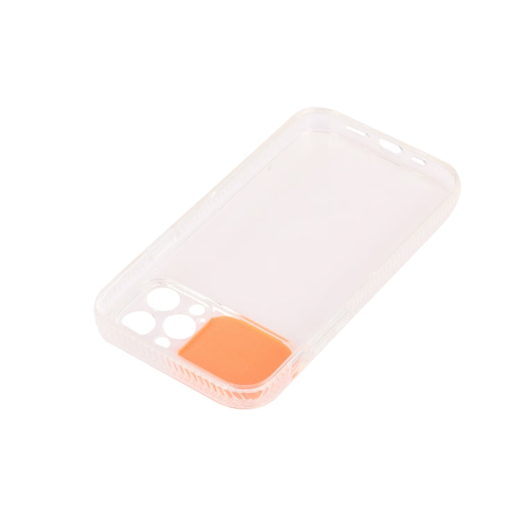 For iPhone 11 Sliding Camera Cover Design Shockproof TPU Frame + Clear PC Case