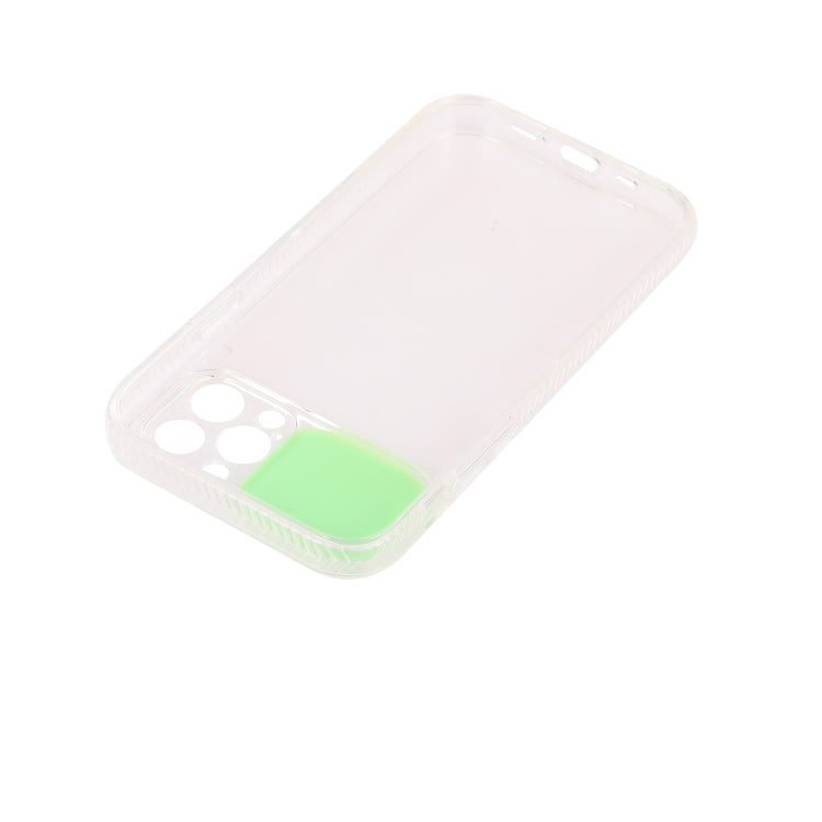 For iPhone 11 Pro Sliding Camera Cover Design Shockproof TPU Frame + Clear PC Case