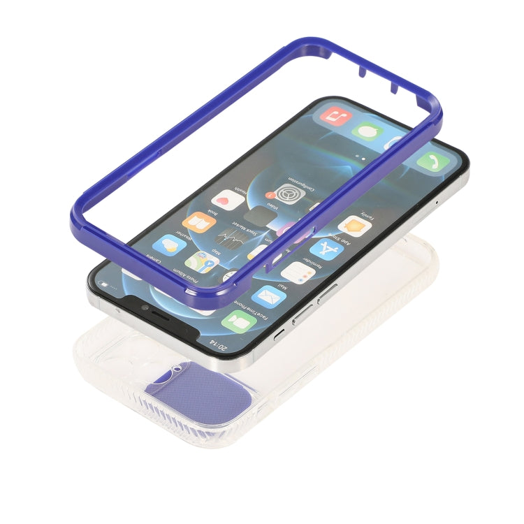 For iPhone 11 Pro Max Sliding Camera Cover Design Shockproof TPU Frame + Clear PC Case