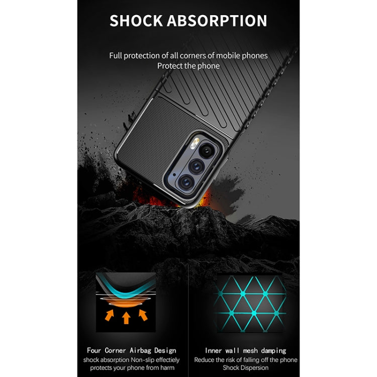 Thunderbolt Shockproof TPU Protective Soft Case For Motorola Moto Edge 2021