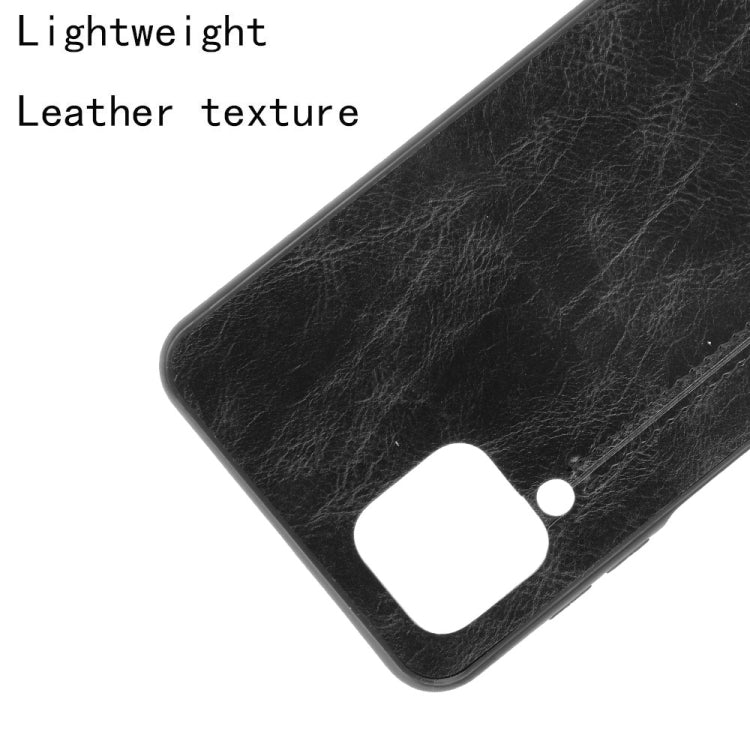 For Samsung Galaxy M32 4G Shockproof Sewing Cow Pattern Skin PC + PU + TPU Case