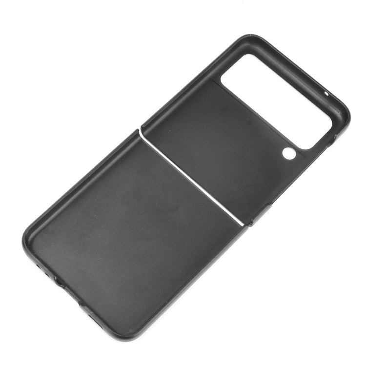 For Samsung Galaxy Z Flip3 5G Shockproof Sewing Cow Pattern Skin PC + PU + TPU Case