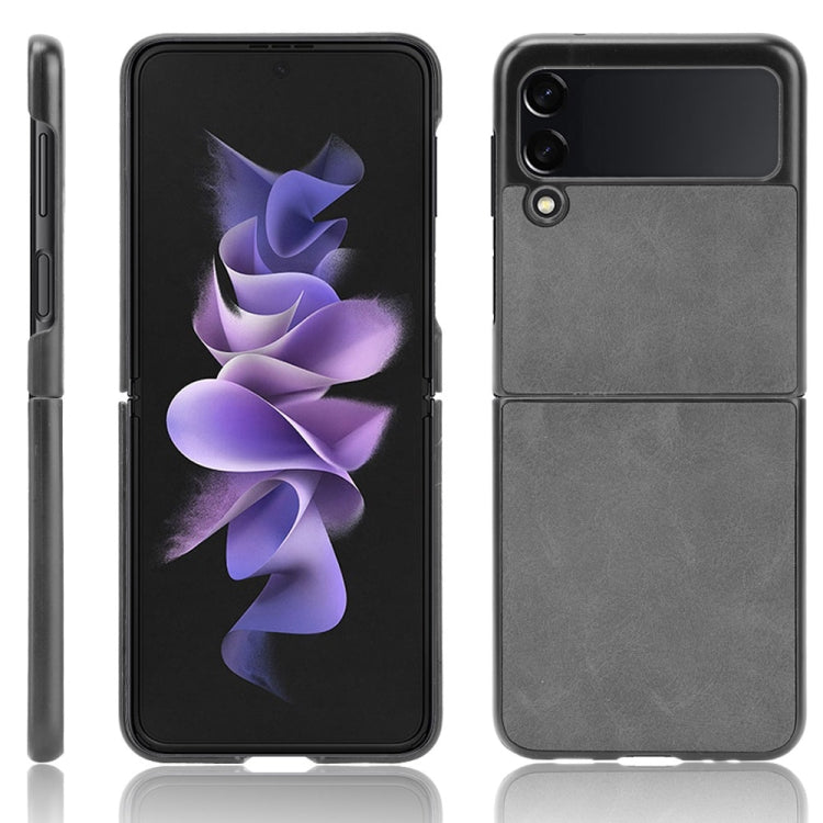 For Samsung Galaxy Z Flip3 5G Shockproof Sheep Skin PC + PU + TPU Case