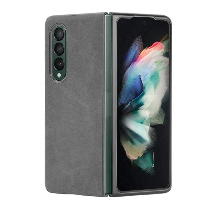 For Samsung Galaxy Z Fold3 5G Shockproof Sheep Skin PC + PU + TPU Case