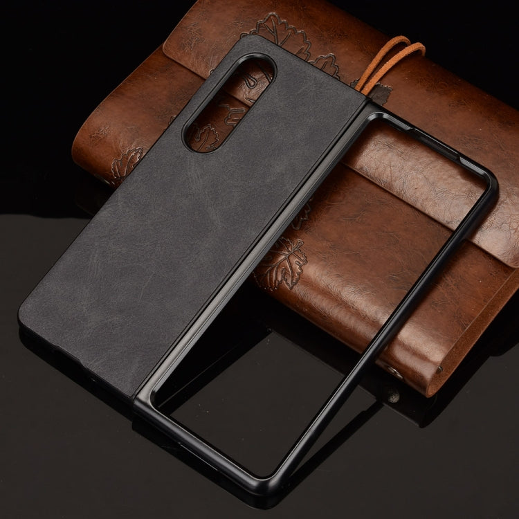 For Samsung Galaxy Z Fold3 5G Shockproof Sheep Skin PC + PU + TPU Case
