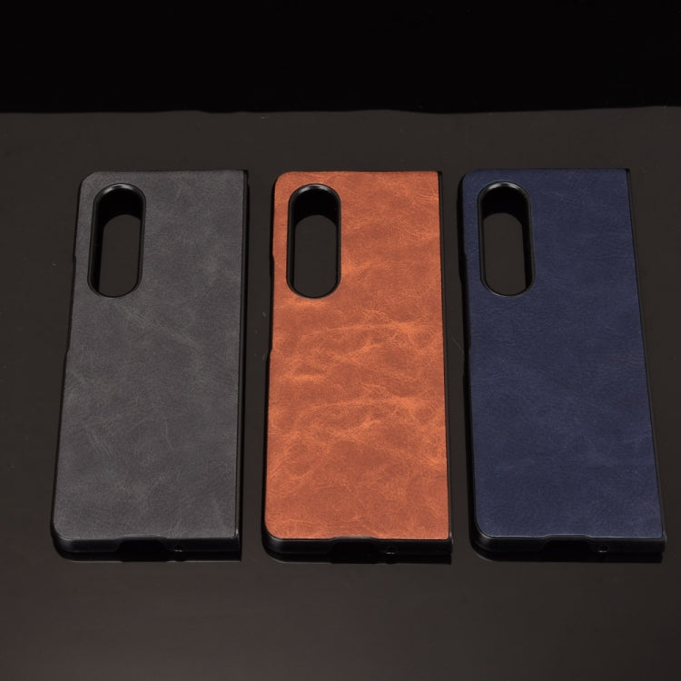 For Samsung Galaxy Z Fold3 5G Shockproof Sheep Skin PC + PU + TPU Case