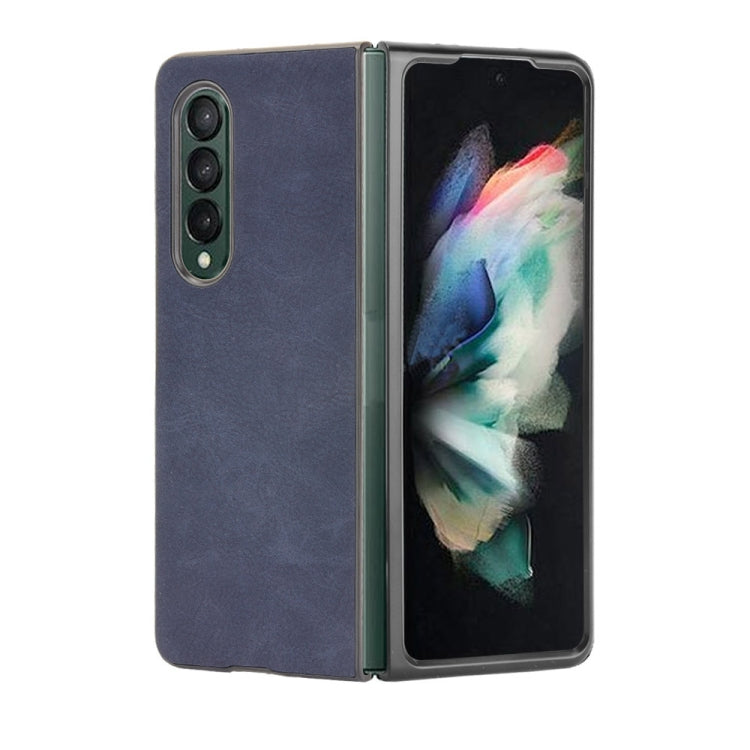For Samsung Galaxy Z Fold3 5G Shockproof Sheep Skin PC + PU + TPU Case