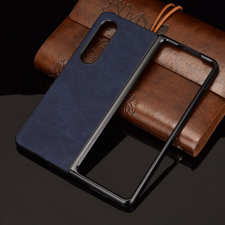 For Samsung Galaxy Z Fold3 5G Shockproof Sheep Skin PC + PU + TPU Case