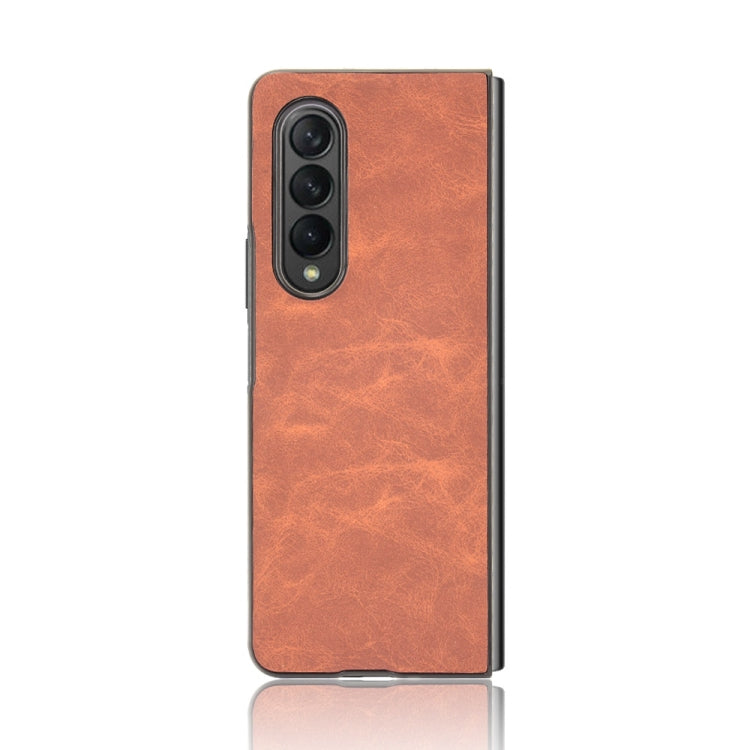 For Samsung Galaxy Z Fold3 5G Shockproof Sheep Skin PC + PU + TPU Case