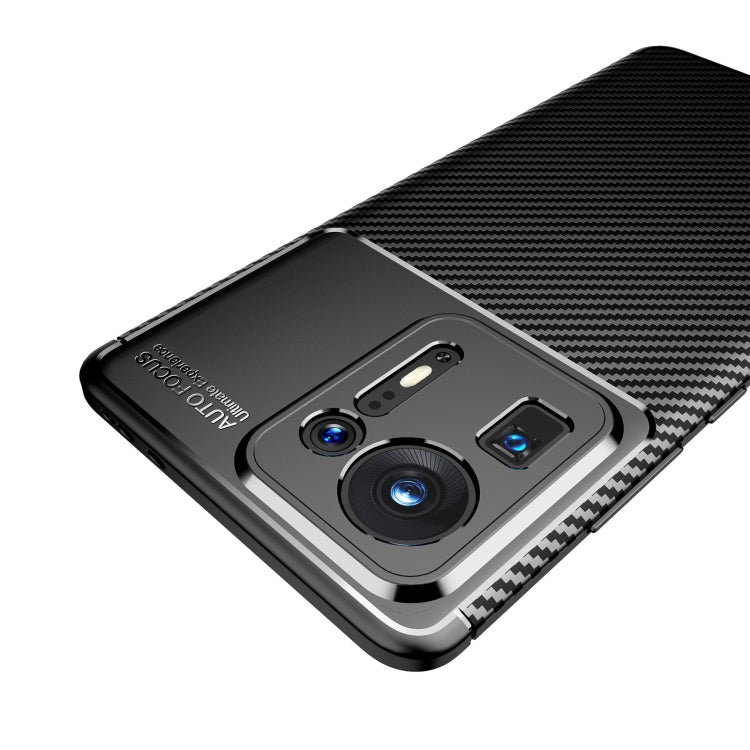 For Xiaomi Mi Mix 4 Carbon Fiber Texture Shockproof TPU Case