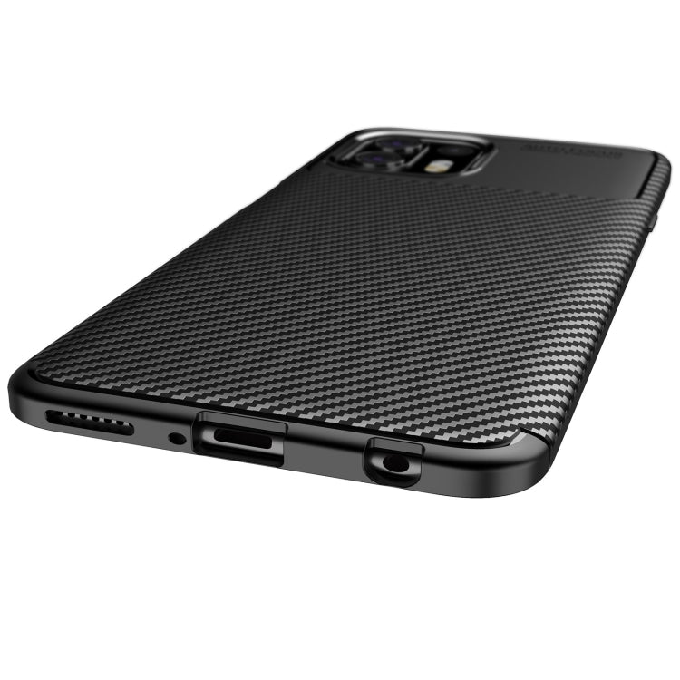 For Motorola Moto Edge 20 Lite Carbon Fiber Texture Shockproof TPU Case