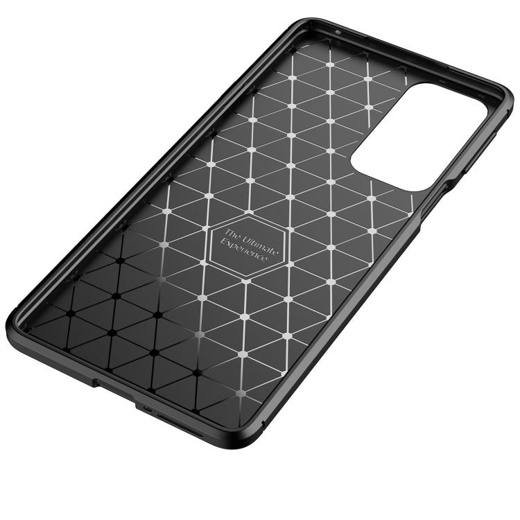 For Motorola Moto Edge 20 Carbon Fiber Texture Shockproof TPU Case