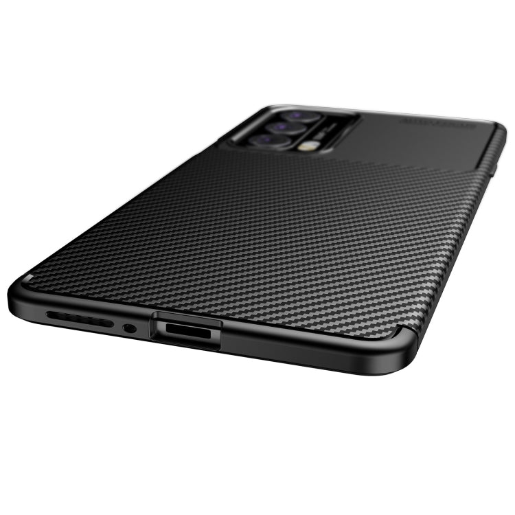 For Motorola Moto Edge 20 Carbon Fiber Texture Shockproof TPU Case
