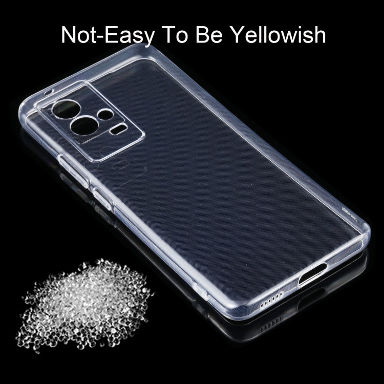 For vivo iQOO 8 0.75mm Ultra-thin Transparent TPU Soft Protective Case