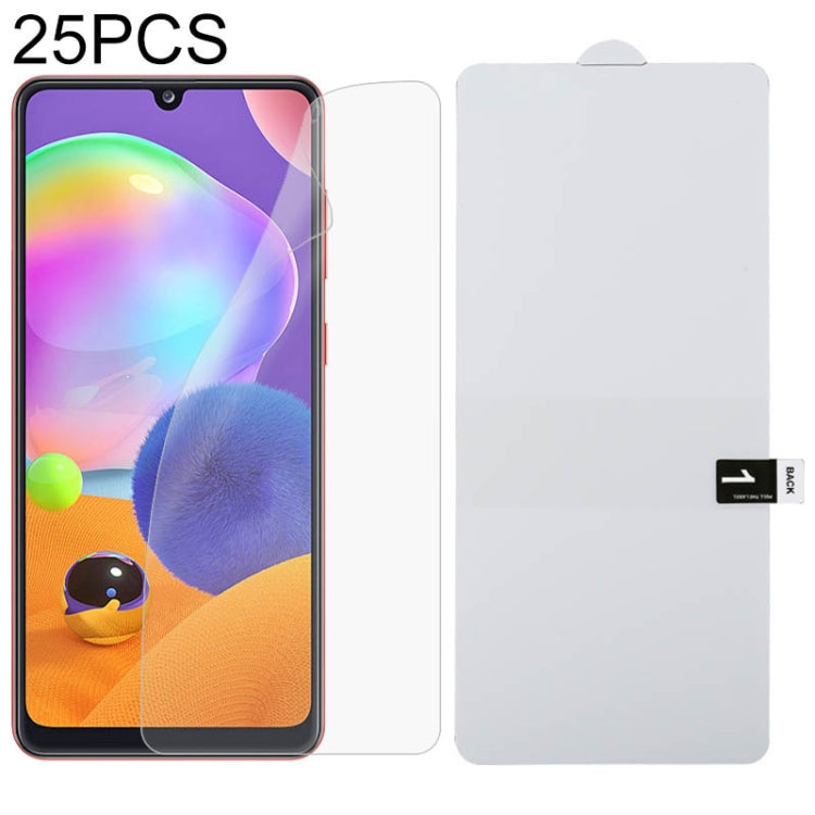 For Samsung Galaxy A31s 25 PCS Full Screen Protector Explosion-proof Hydrogel Film