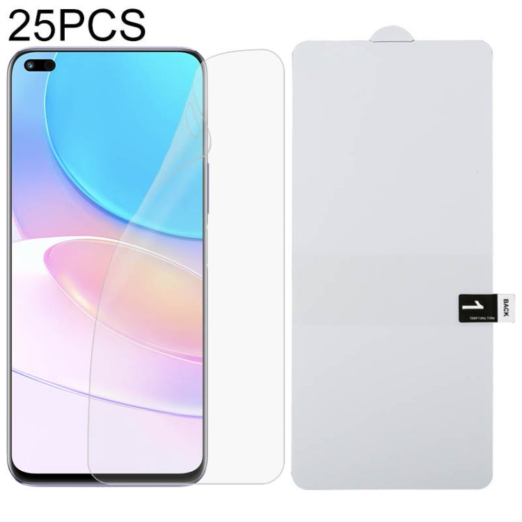 For Huawei nova 8i 25 PCS Full Screen Protector Explosion-proof Hydrogel Film