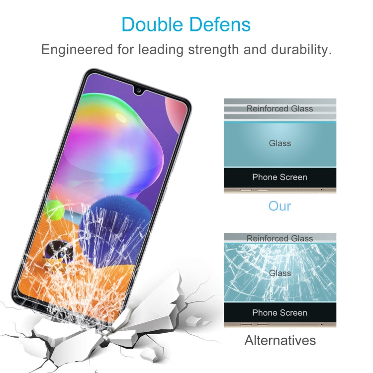 For Samsung Galaxy A31s 0.26mm 9H 2.5D Tempered Glass Film