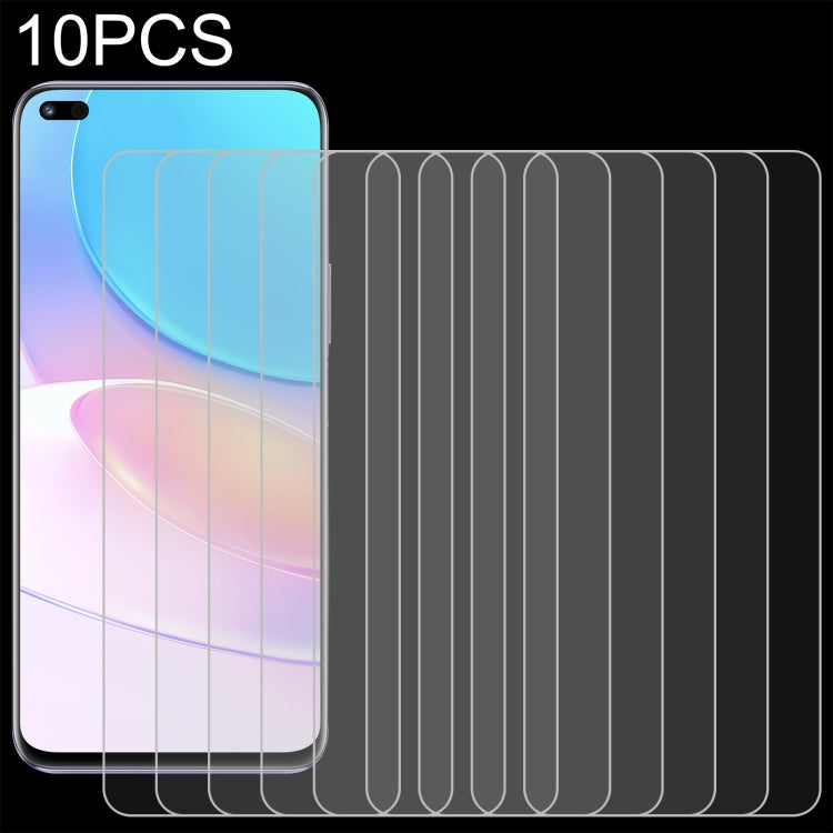 For Huawei nova 8i 10 PCS 0.26mm 9H 2.5D Tempered Glass Film