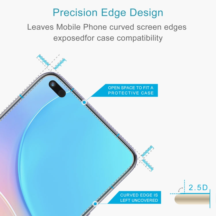 For Huawei nova 8i 10 PCS 0.26mm 9H 2.5D Tempered Glass Film
