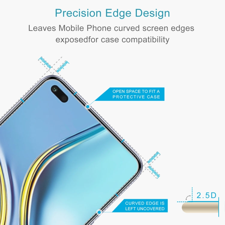 For Honor X20 10 PCS 0.26mm 9H 2.5D Tempered Glass Film