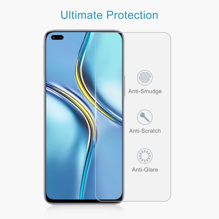 For Honor X20 10 PCS 0.26mm 9H 2.5D Tempered Glass Film