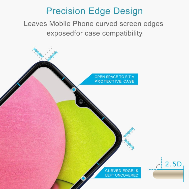 For Samsung Galaxy A03s / A03 Core 10 PCS 0.26mm 9H 2.5D Tempered Glass Film