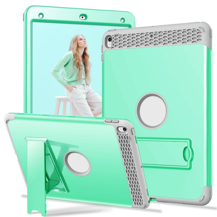 3 in 1 Honeycomb Silicone + PC Shockproof Protective Case with Holder For iPad Pro 10.5 inch
