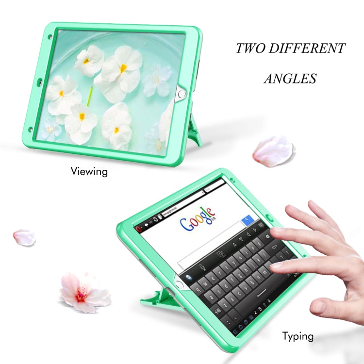 3 in 1 Honeycomb Silicone + PC Shockproof Protective Case with Holder For iPad Pro 10.5 inch