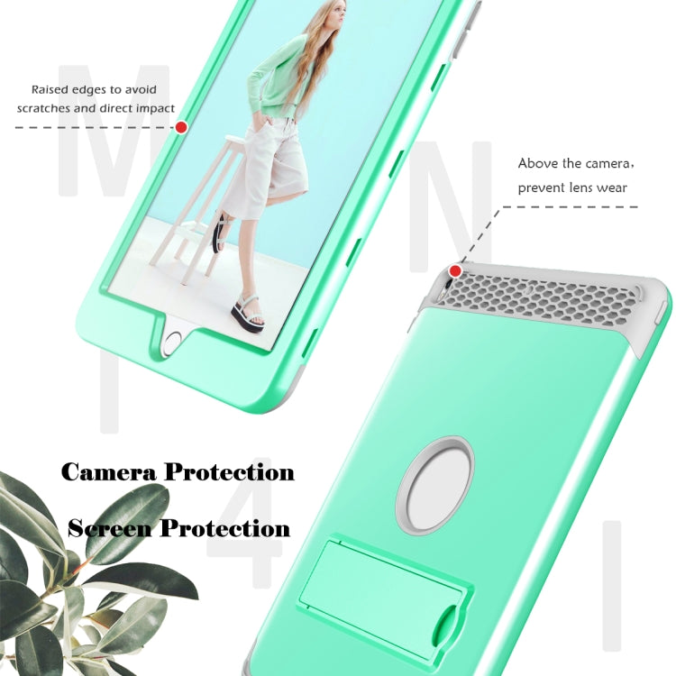 3 in 1 Honeycomb Silicone + PC Shockproof Protective Case with Holder For iPad Pro 10.5 inch
