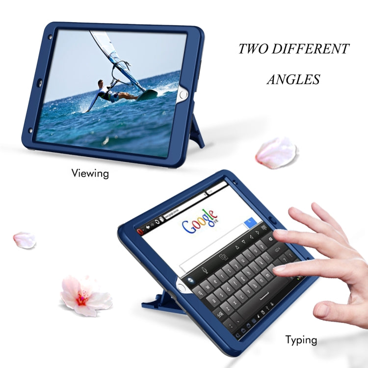 3 in 1 Honeycomb Silicone + PC Shockproof Protective Case with Holder For iPad Pro 10.5 inch