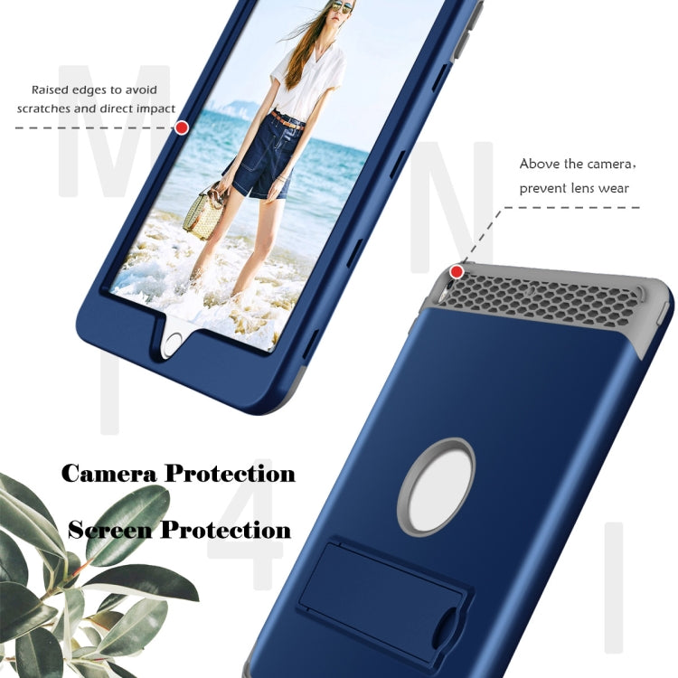 3 in 1 Honeycomb Silicone + PC Shockproof Protective Case with Holder For iPad Pro 10.5 inch