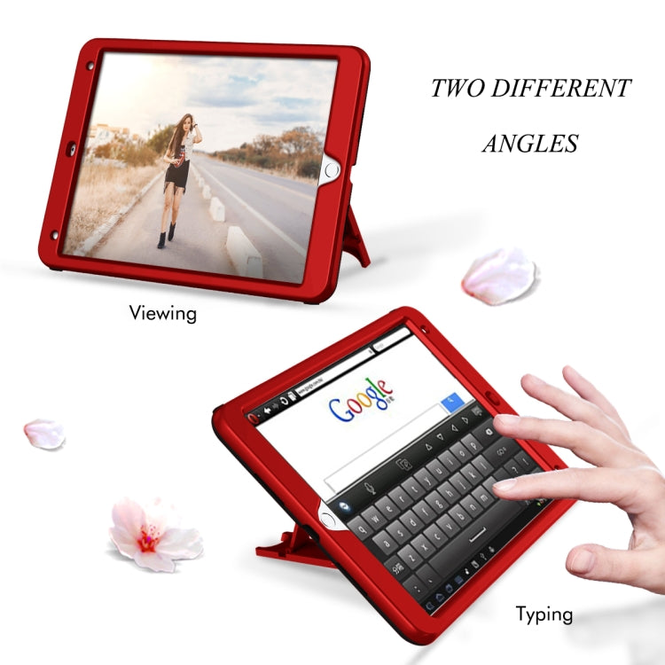 3 in 1 Honeycomb Silicone + PC Shockproof Protective Case with Holder For iPad Pro 10.5 inch