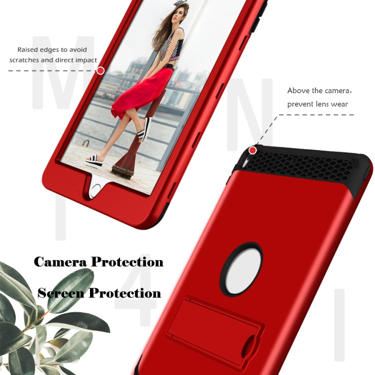 3 in 1 Honeycomb Silicone + PC Shockproof Protective Case with Holder For iPad Pro 10.5 inch